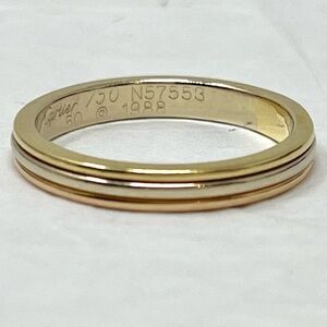 CARTIER TRINITY VENDÔME LOUIS UNISEX WEDDING BAND 18K GOLD